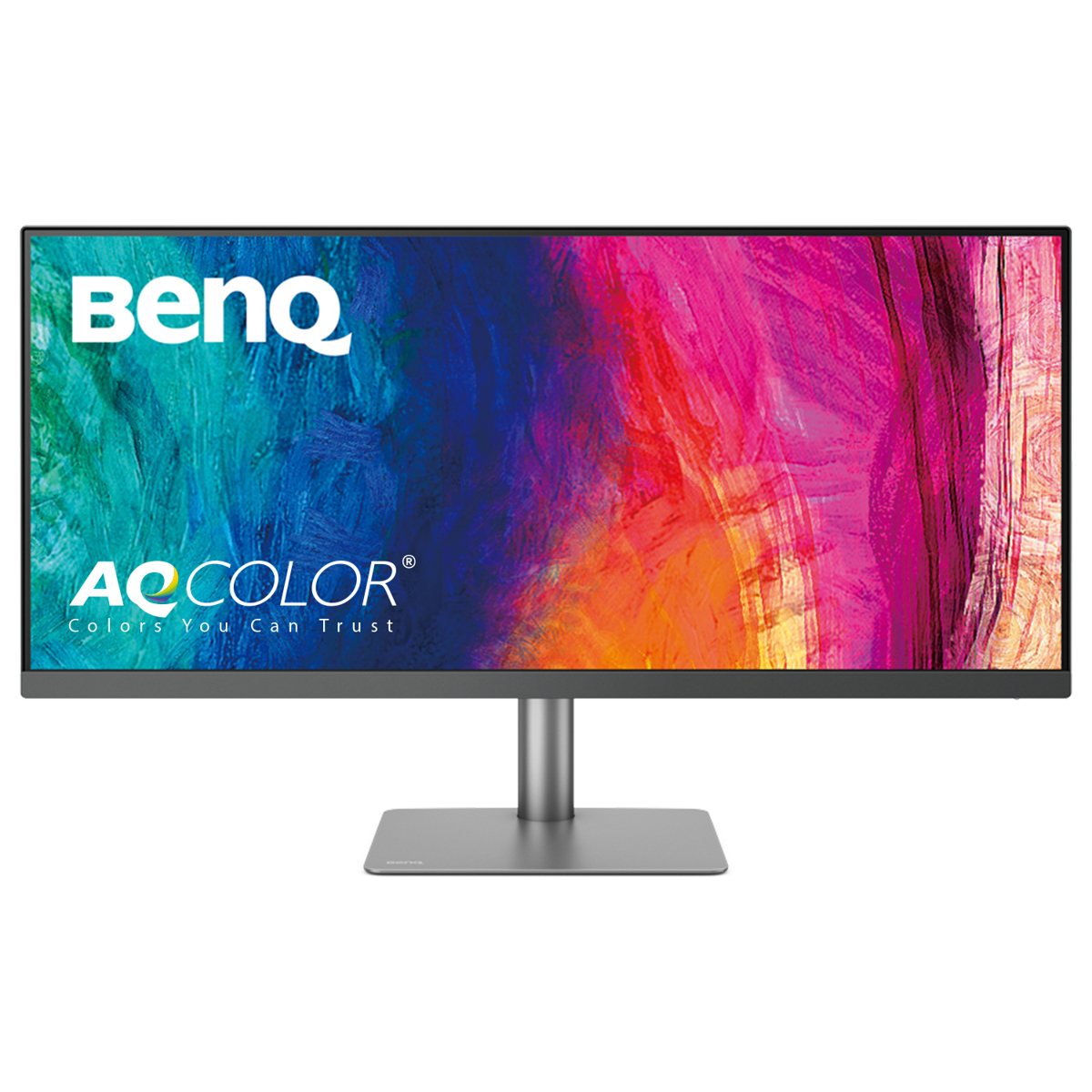BenQ PD3420Q 34" 21:9 WQHD DesignVue HDR IPS LED Monitor, Built-In Speakers,Gray