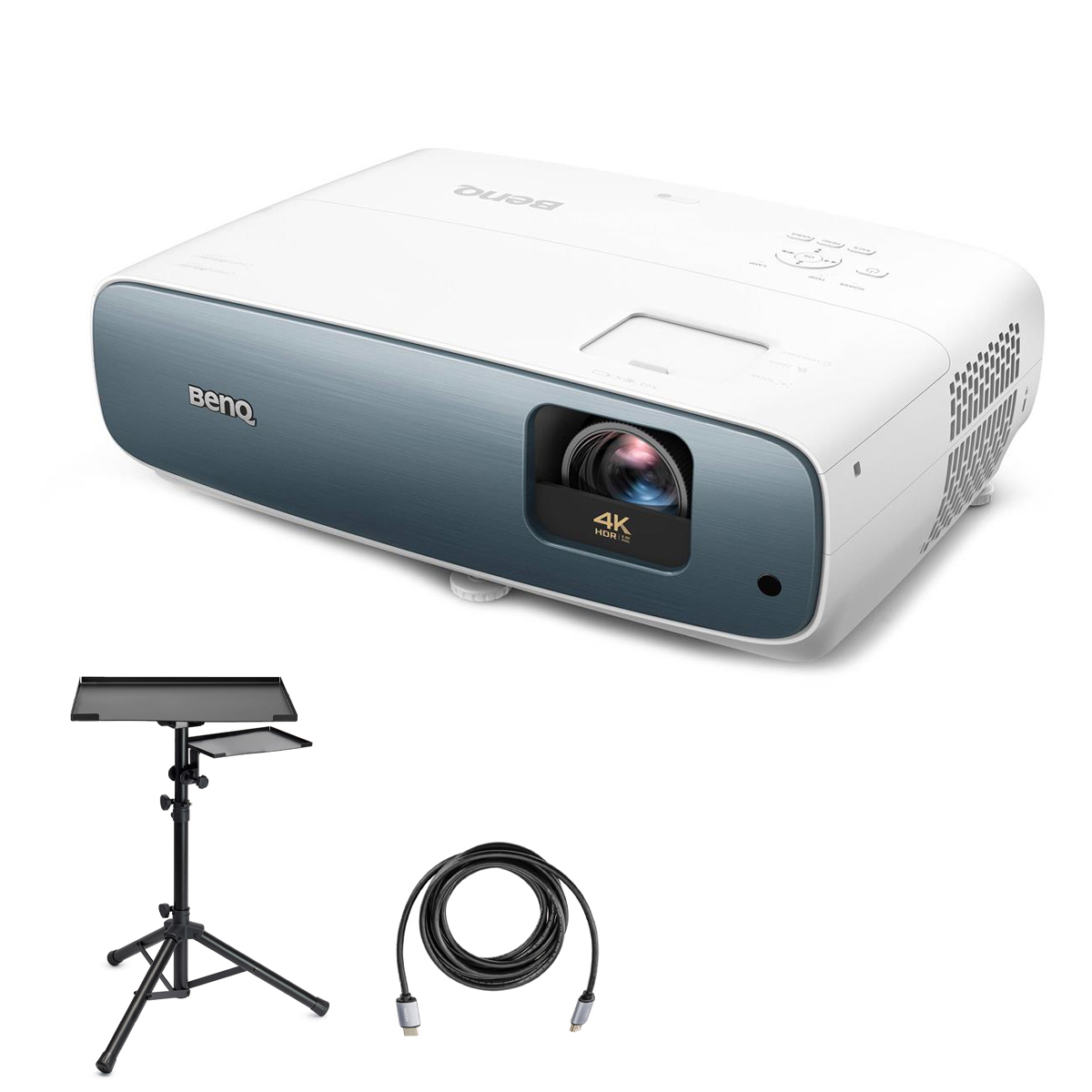 

BenQ TK850i 4K Ultra HD High Brightness HDR DLP Projector with Stand, Cable