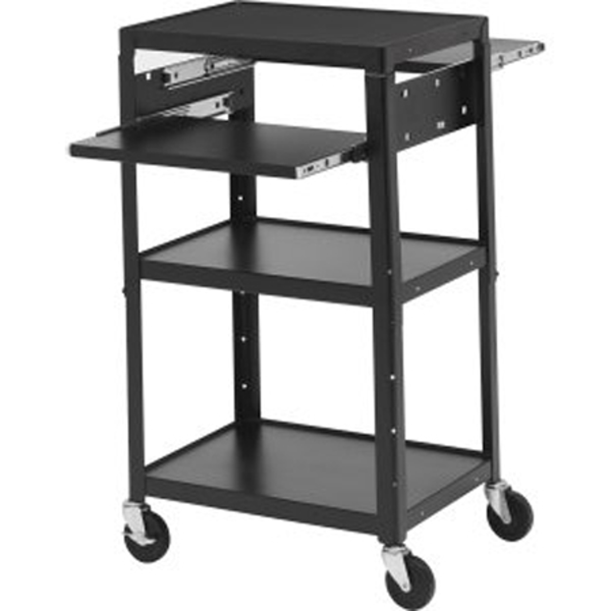 

Bretford 34-42" Adjustable Height A/V Mobile Projector Cart with 6-Outlets