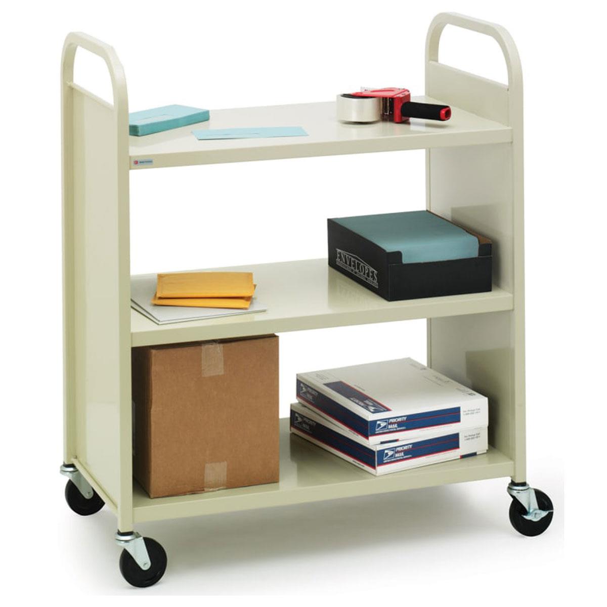 Image of Bretford Mobile Book and Utility Truck with 3x Flat Shelf