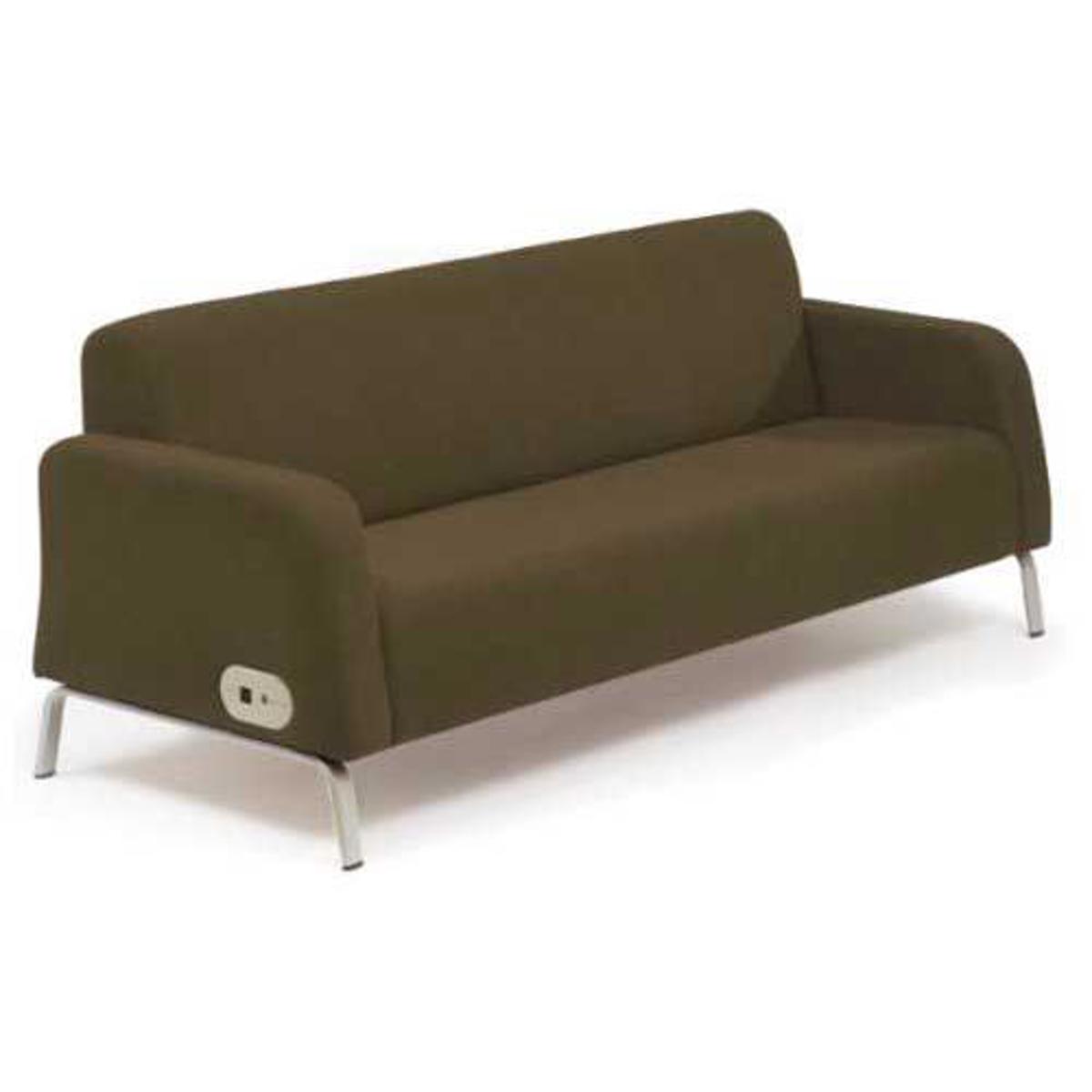 

Bretford Motiv 3 Seater Arm Sofa, Hue Latte, Left and Right Power