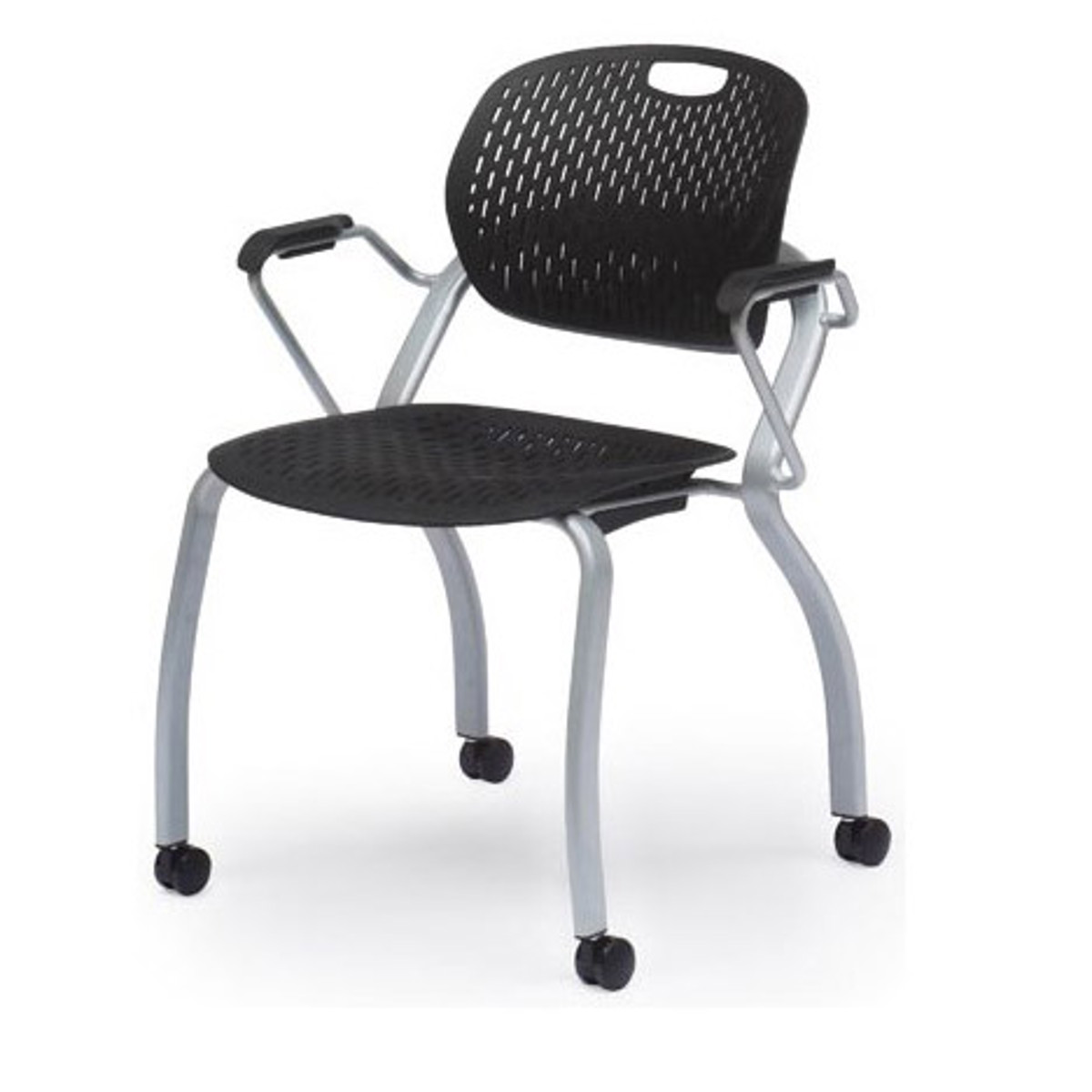 

Bretford Student Arm Chair Stacking with Casters, Aluminum