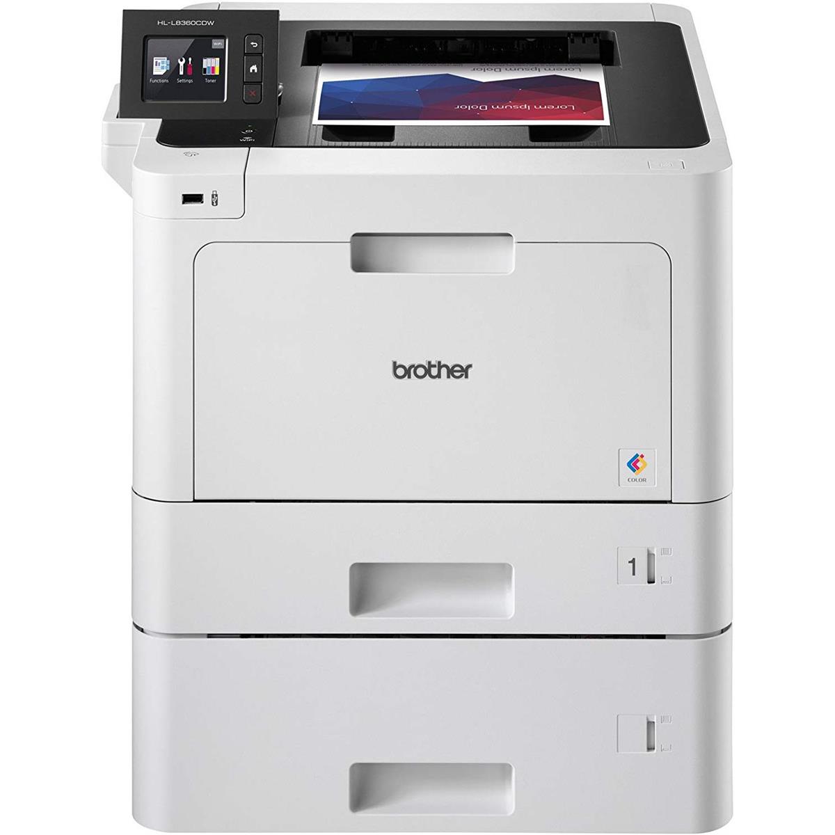 

Brother HL-L8360CDWT Color Laser Printer