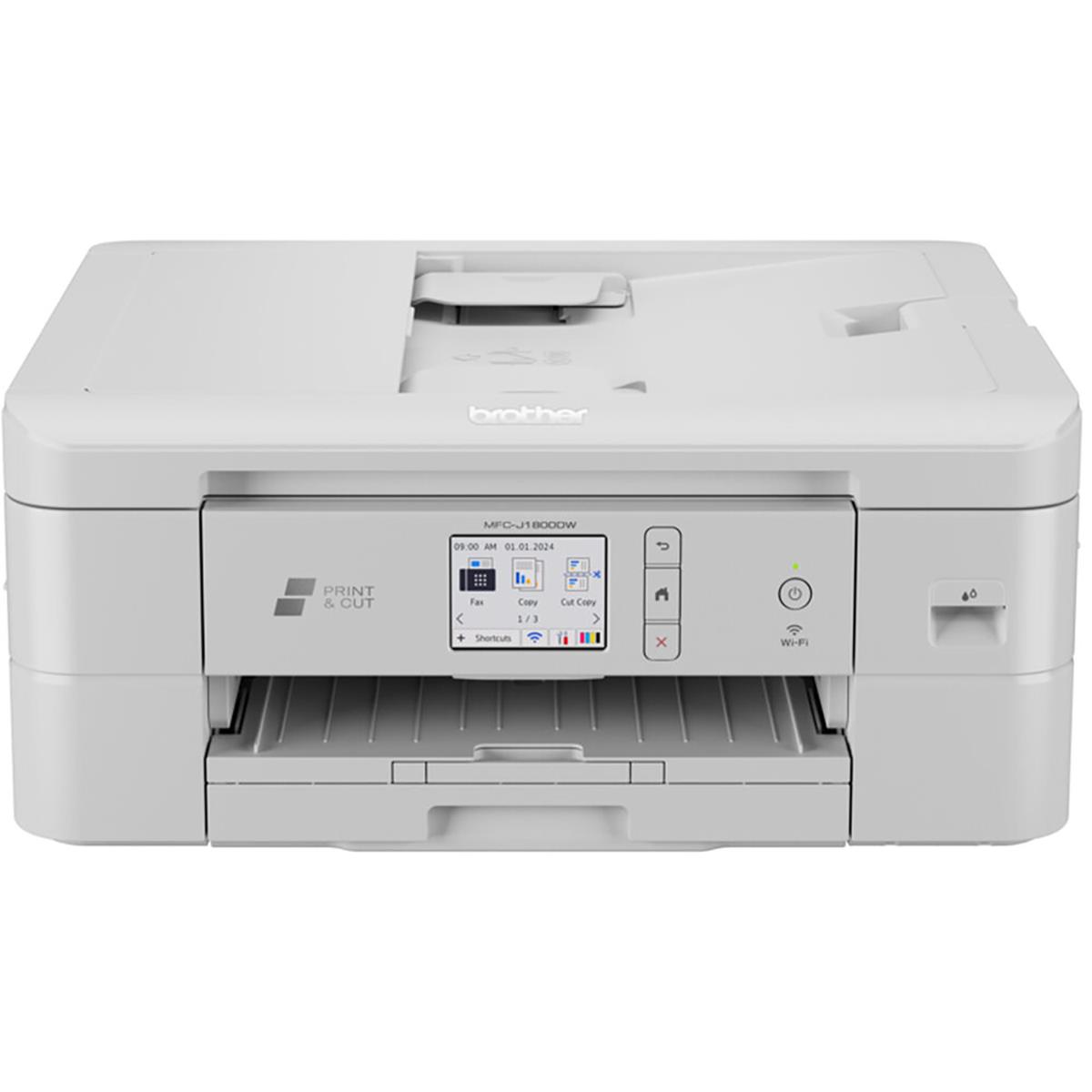 Image of Brother MFC-J1800DW Print &amp; Cut Wireless All-In-One Duplex Color Inkjet Printer