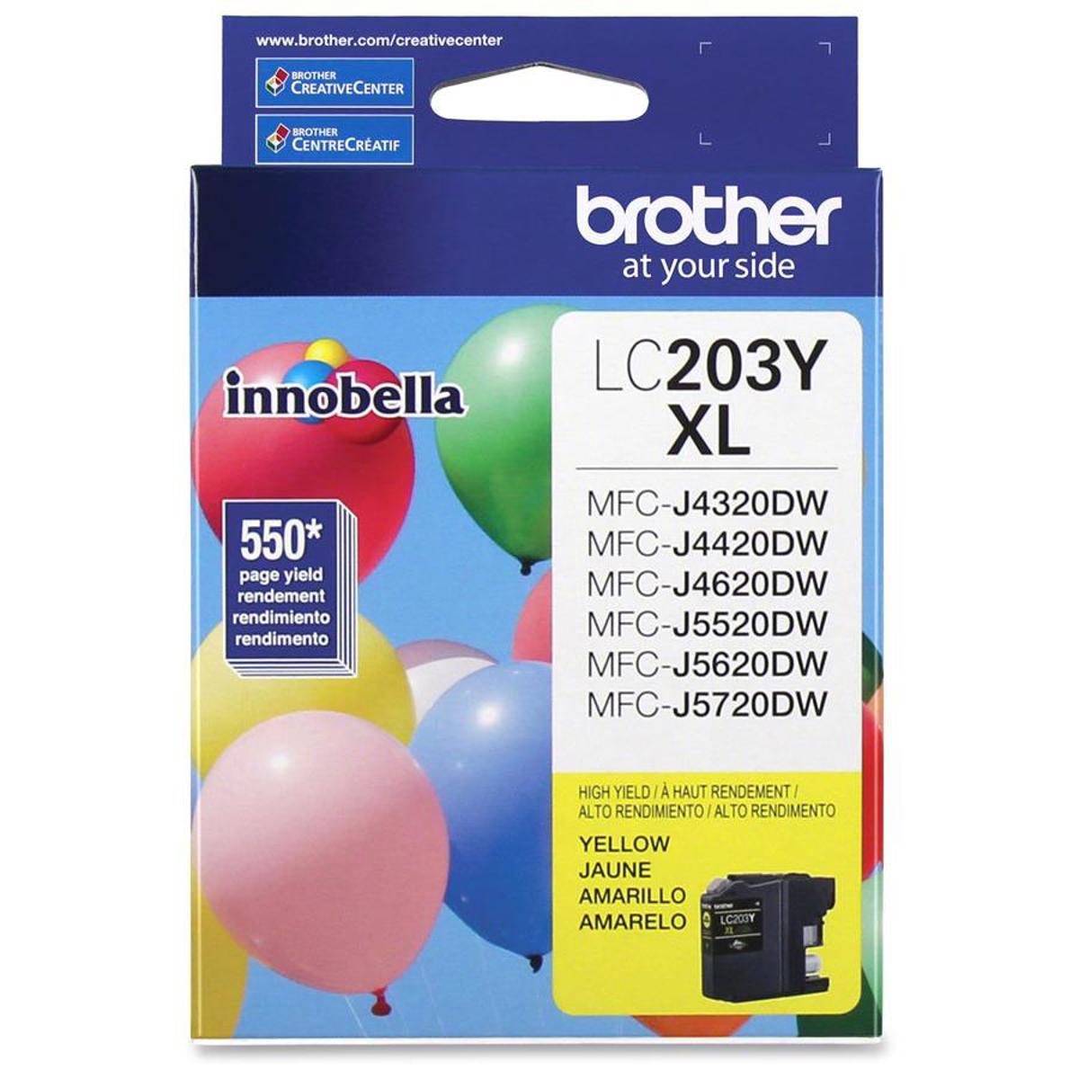 Image of Brother LC203 Innobella High Yield XL Series Yellow Ink Cartridge