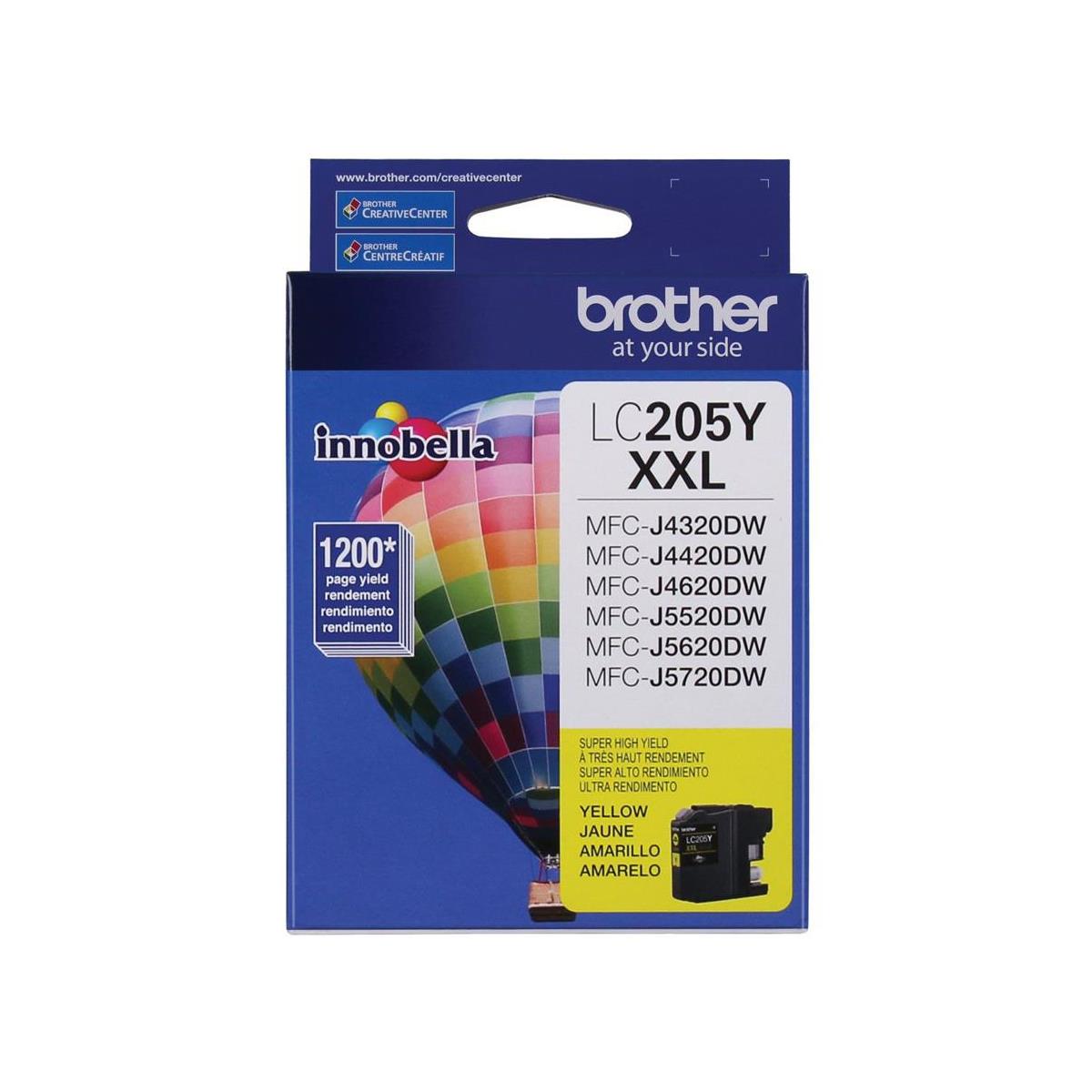 Image of Brother LC205 Innobella Super High Yield XXL Series Yellow Ink Cartridge