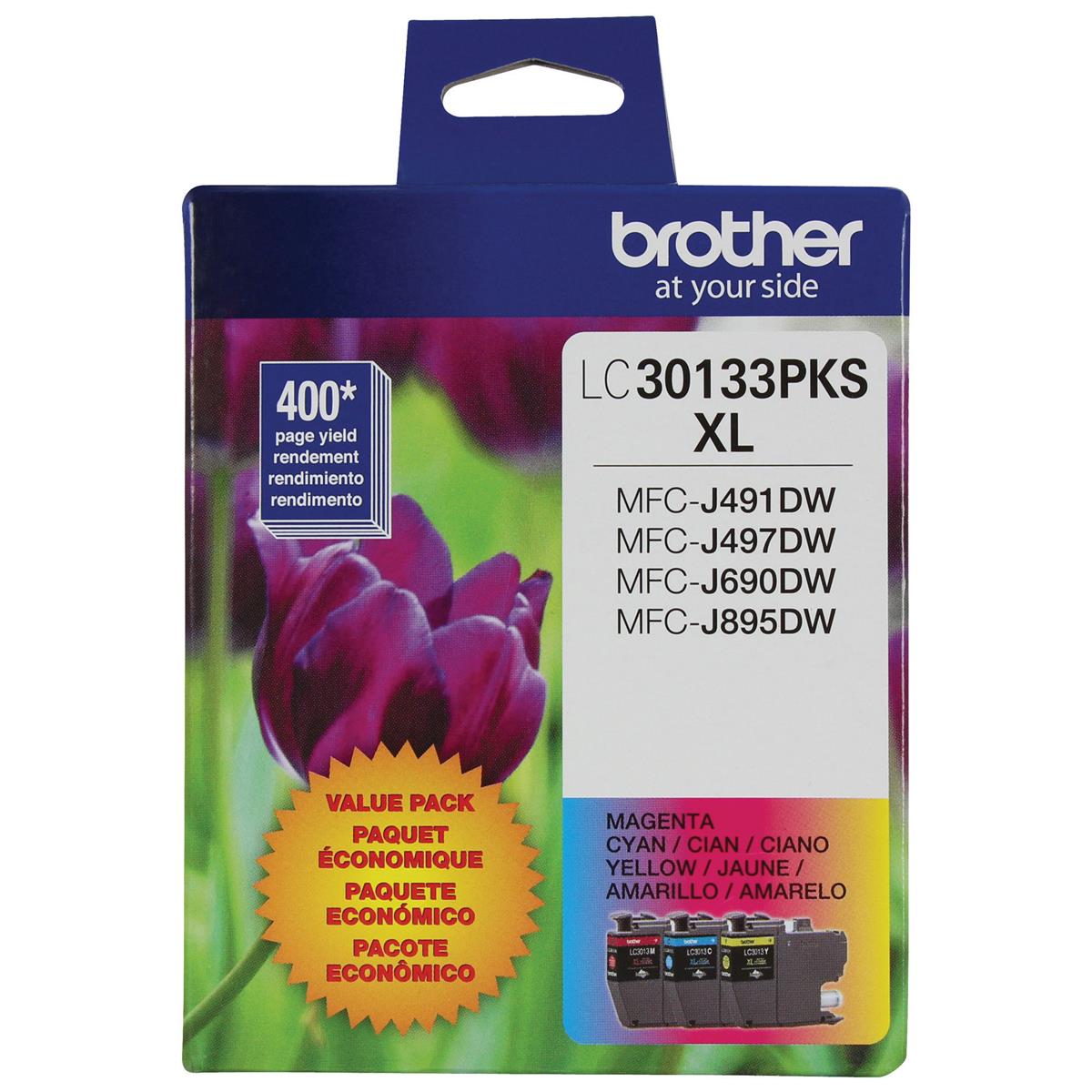 Image of Brother LC3013 High Yield Color Ink Cartridge