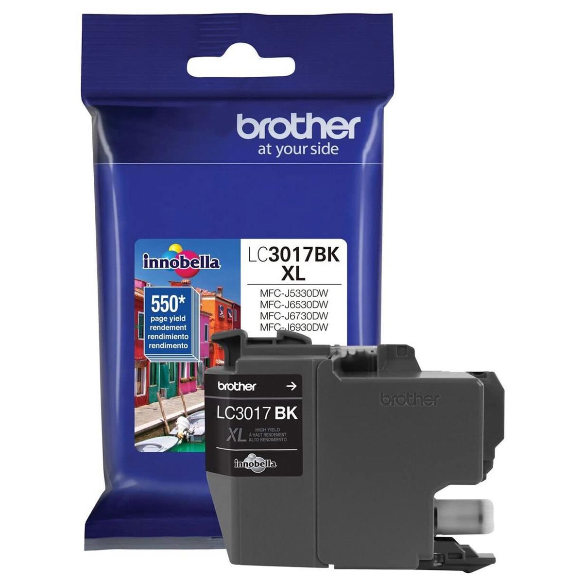 

Brother Black High Yield XL Ink-Jet Cartridge, 550 Page Yield