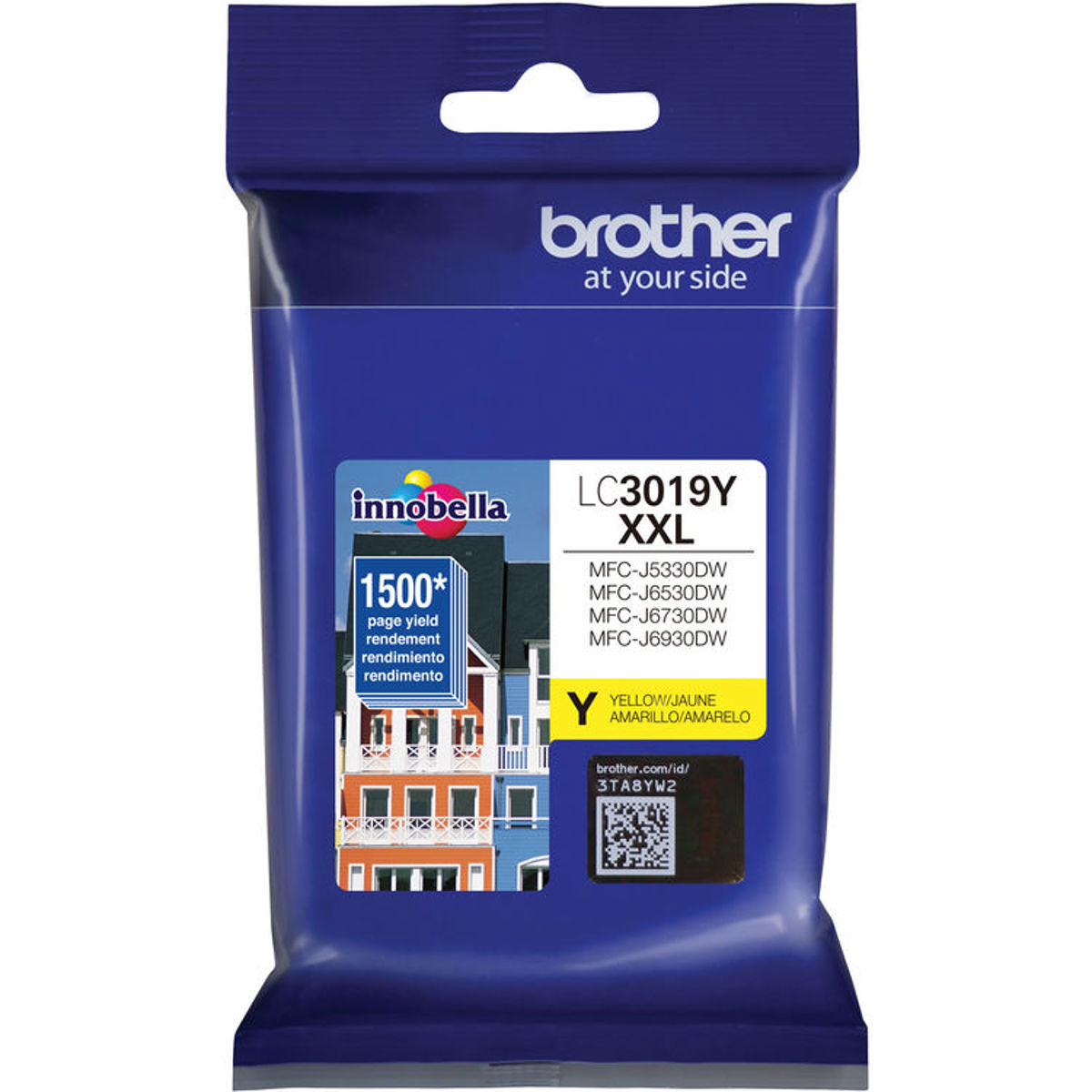 

Brother Yellow Super High Yield XXL Ink-Jet Cartridge, 1500 Page Yield