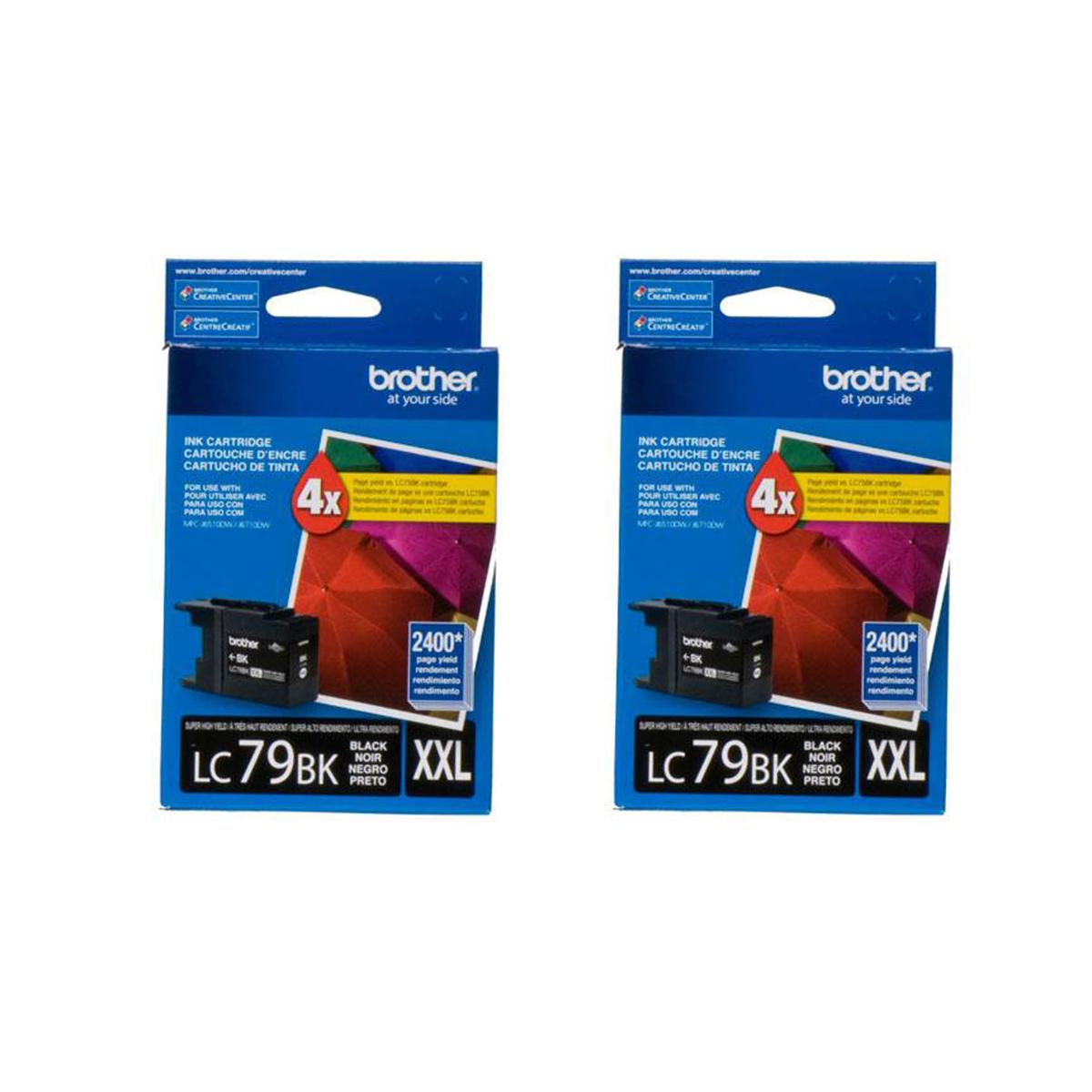 Image of Brother 2 Pack Innobella Super High Yield (XXL Series) Black Ink Cartridge