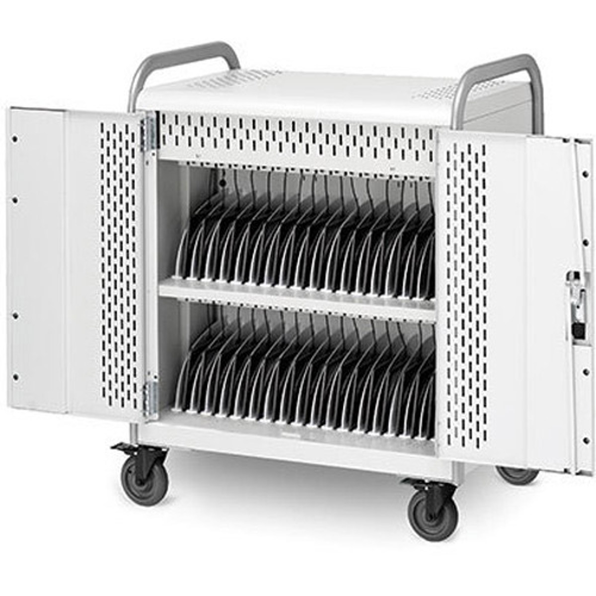 

Bretford Pulse M MDMTAB36BP 36-Unit Storage and Charge Cart with Back Plate
