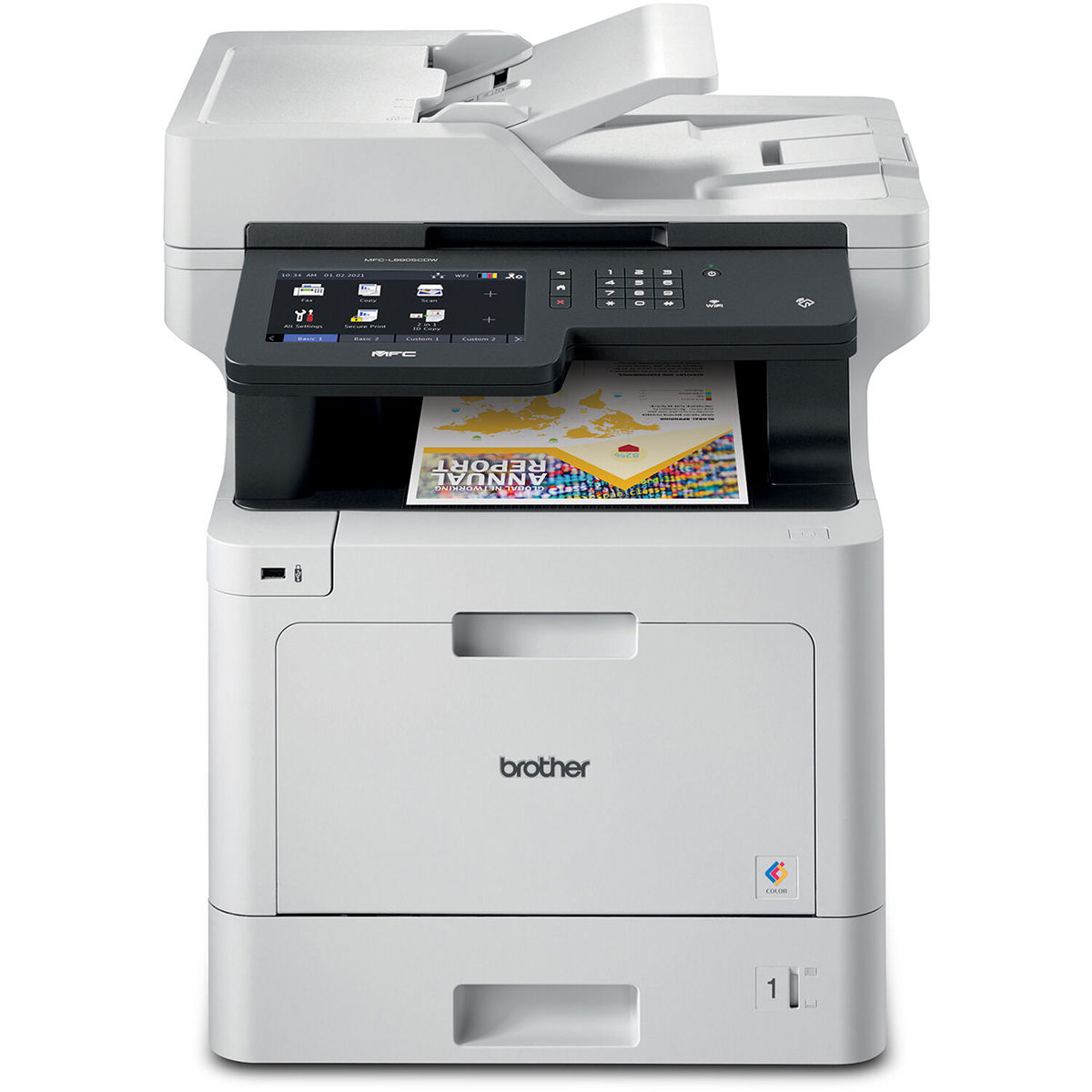 

Brother MFC-L8905CDW Wireless All-In-One Duplex Color Laser Printer