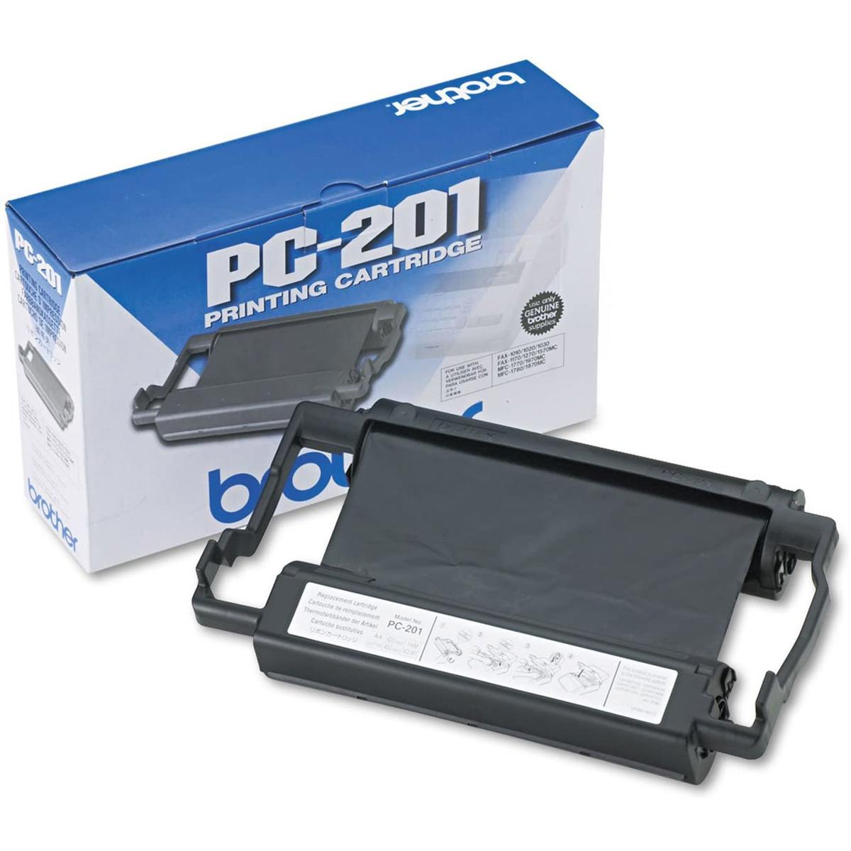 

Brother PC-201 Blk Laser Toner Cartridge f/IntelliFax