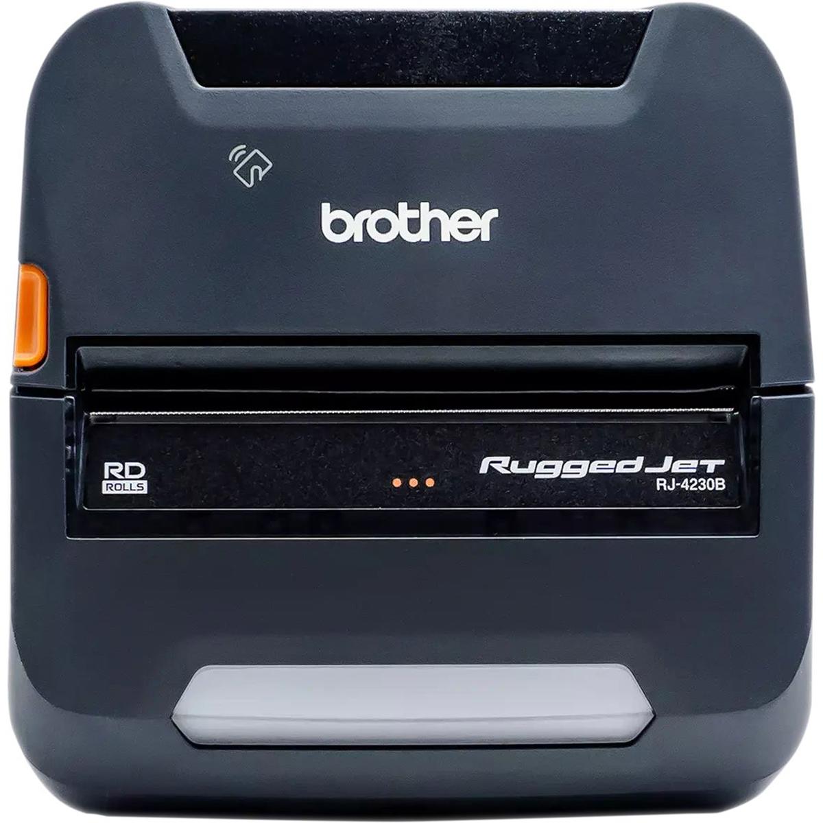 

Brother RuggedJet RJ4250WBL Mobile 4" Label/Receipt Direct Thermal Printer
