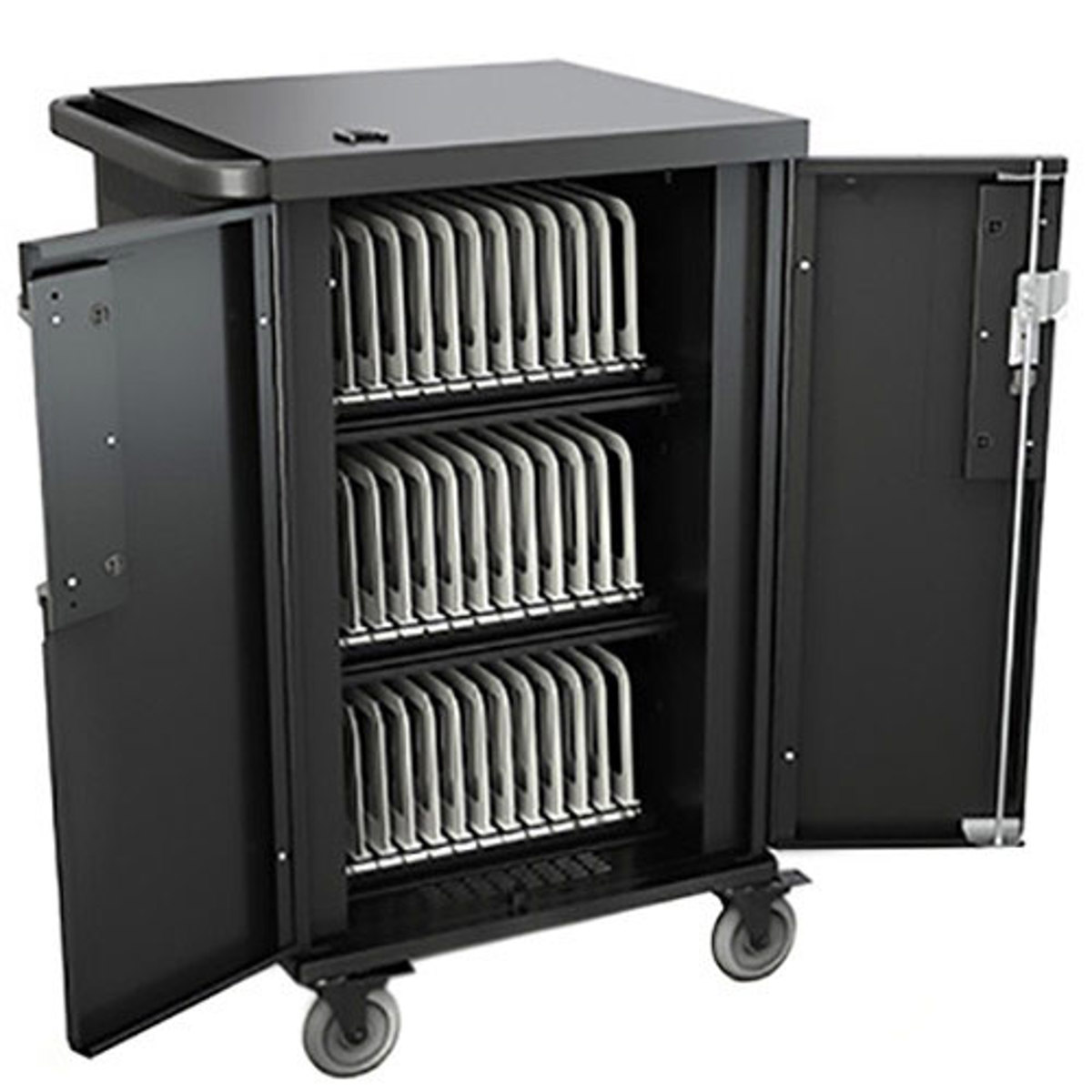 Photos - Wheelbarrow / Trolley Bretford CoreX Charging Cart with 3 Shelves for 30 to 36 Laptops/Chromeboo