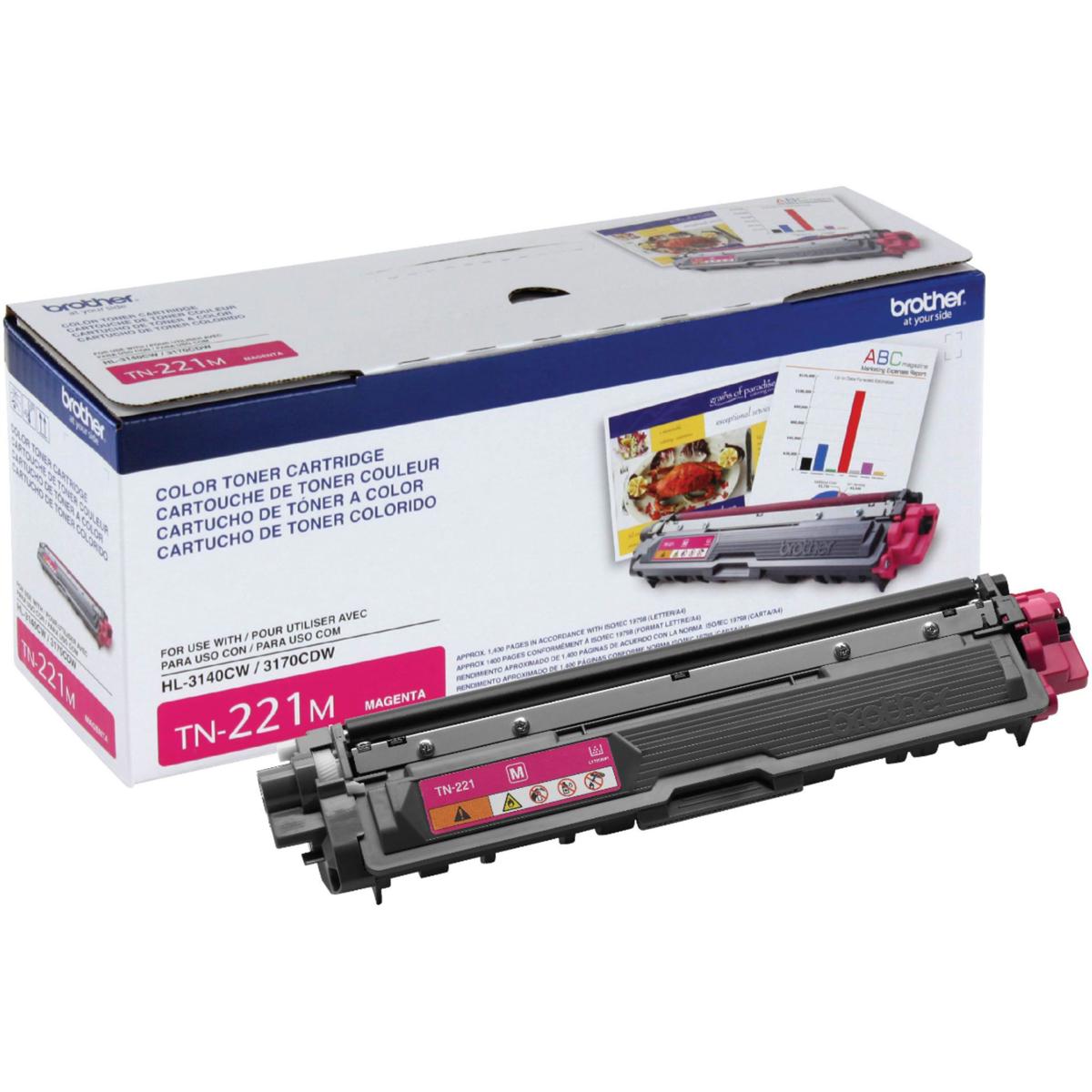 

Brother TN221 Standard Yield Magenta Laser Toner Cartridge