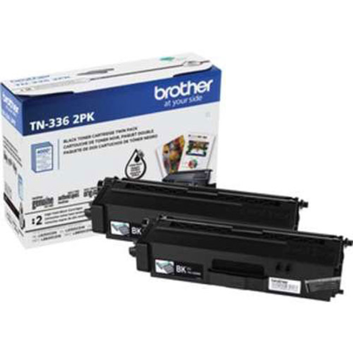 

Brother TN3362PK High-Yield Toner Cartridge, Upto 4000 Page Yield, Black, 2-Pack