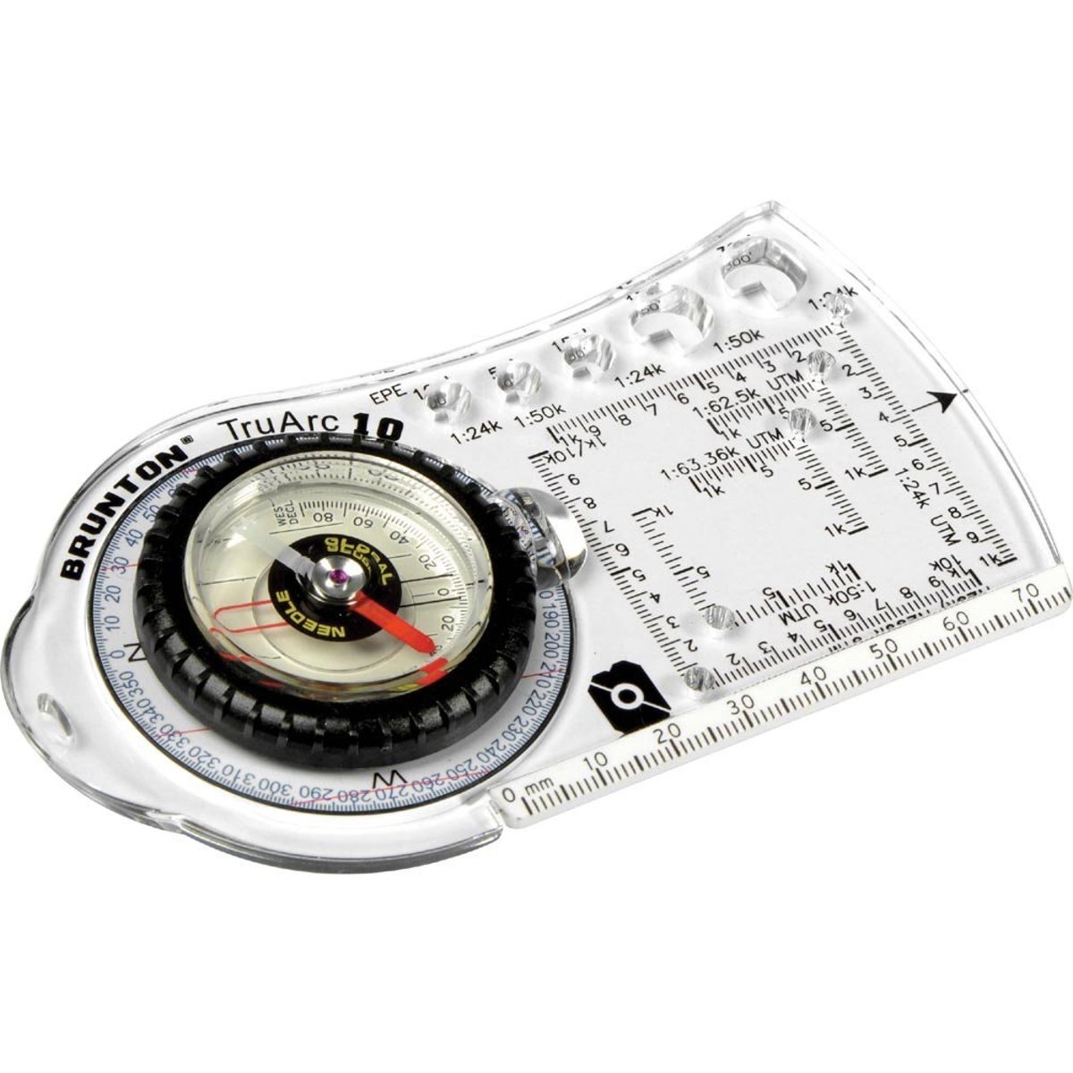 

Brunton TruArc 10 Global Roamer Rare Earth Magnet Compass, Imperial with Degrees