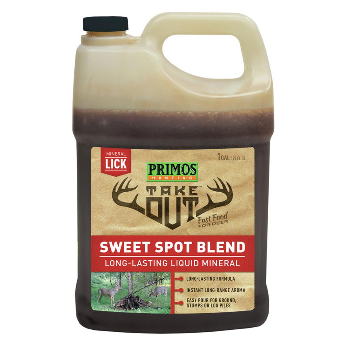 

Bushnell Take Out Mineral Sweet Spot Blend Deer Attractant Liquid,1Gallon Bottle