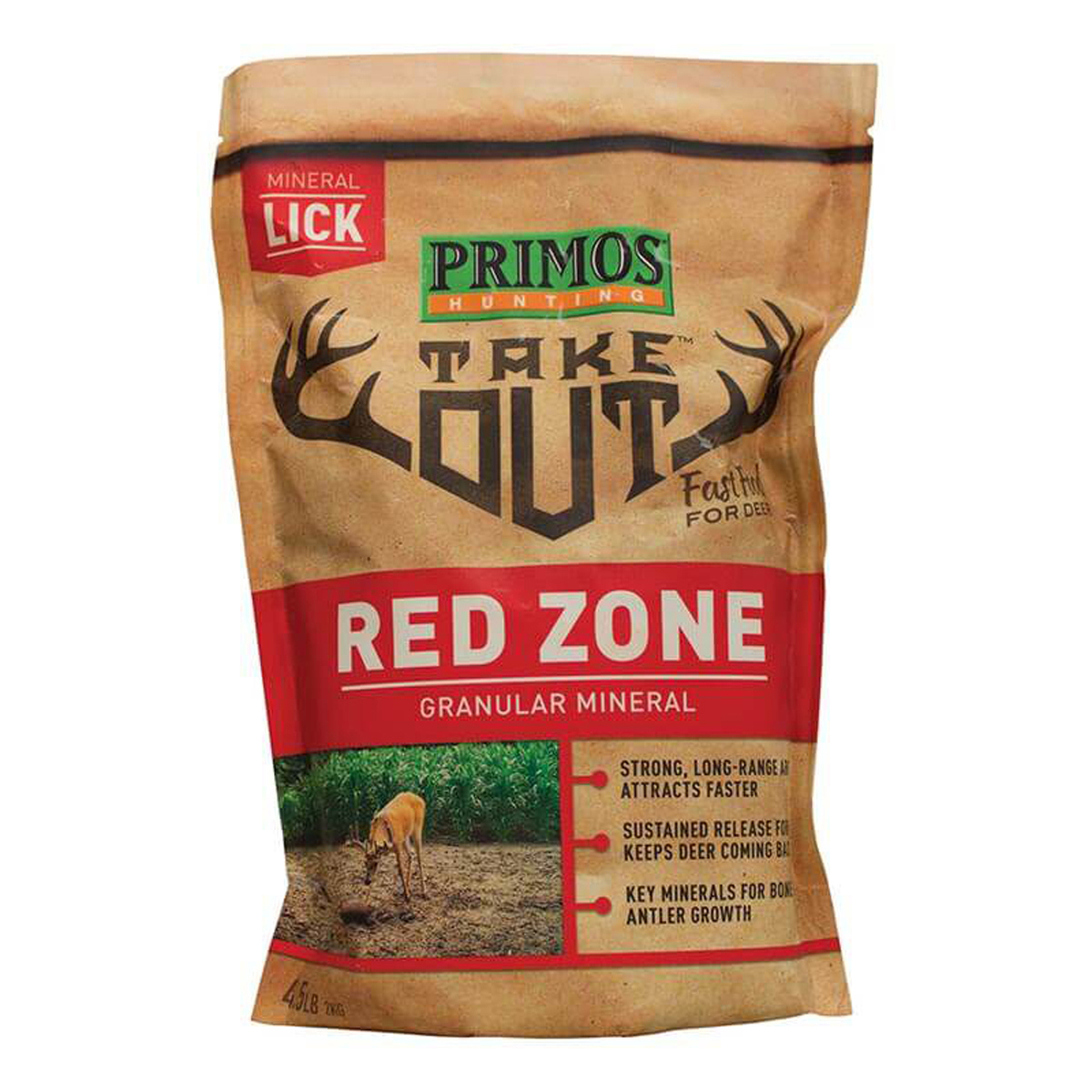 

Bushnell Take Out Red Zone Granular Mineral Deer Attractant, 4.5 lbs Bag
