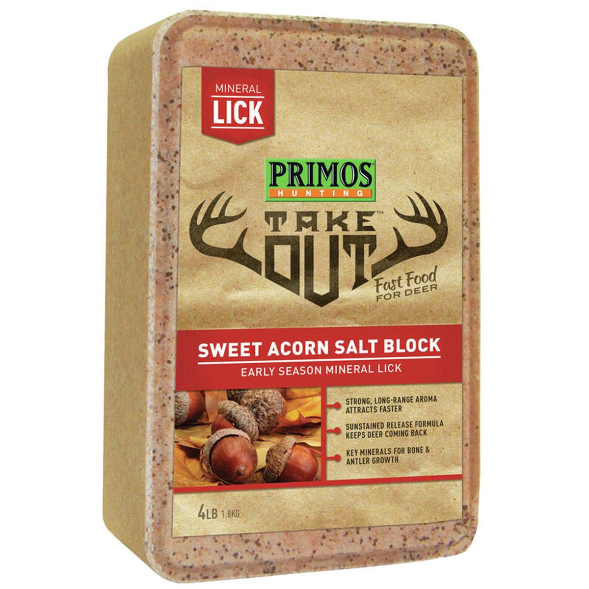 

Bushnell Take Out Sweet Acorn Salt Block, 4 lbs