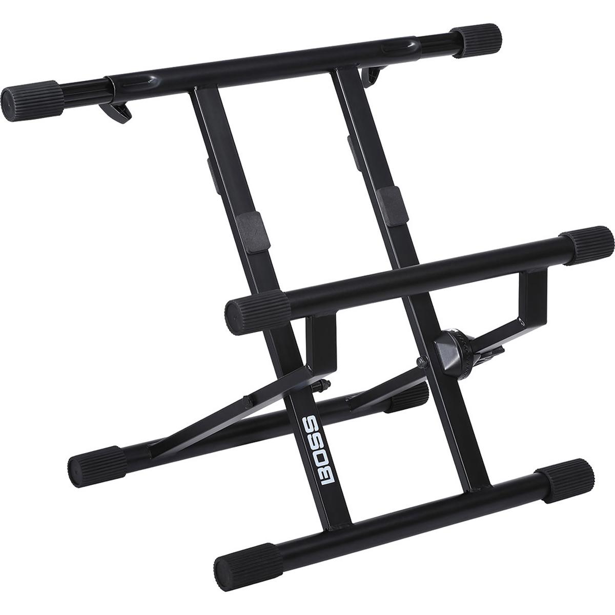 

Boss BAS-1 Tilt-Back Amplifier Stand with Telescoping Support Arm, Black