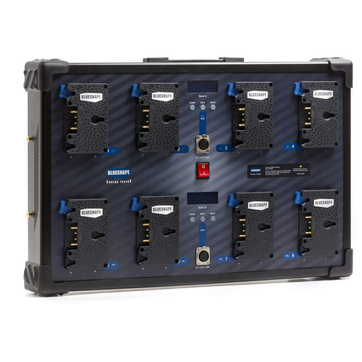 

BlueShape 8-Channel Fully Simultaneous Wall-Mount Charger