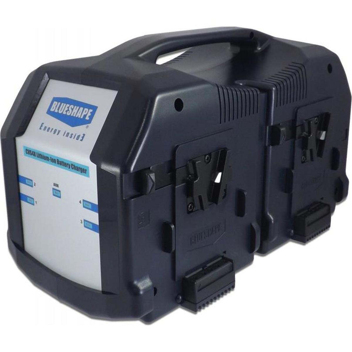

BlueShape 4-Channel (2+2) Charger and Monitoring Utility for V-Mount Battery