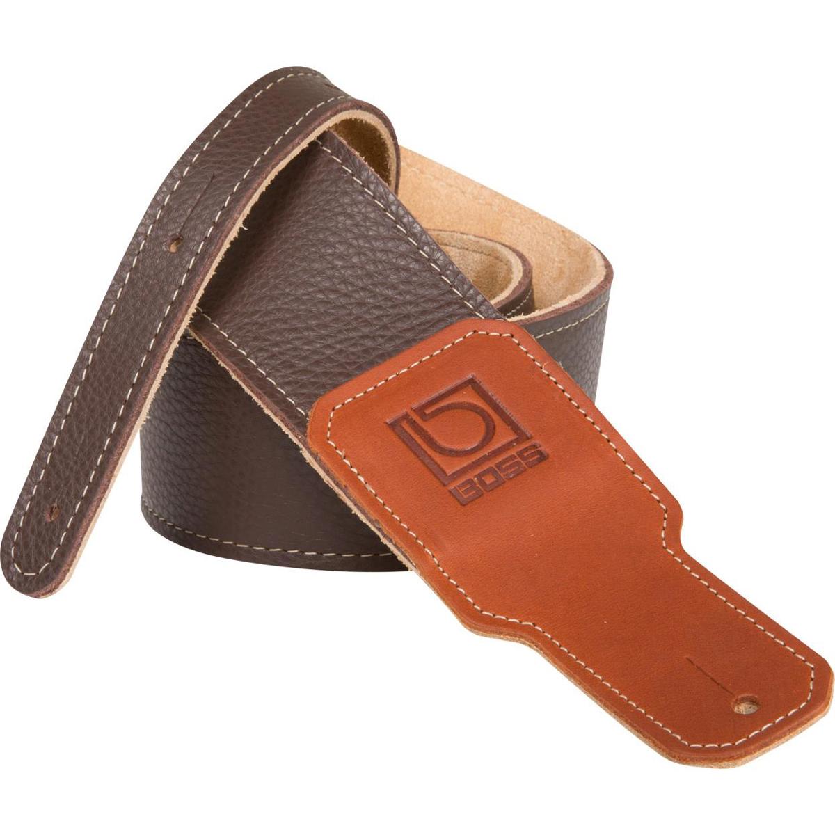 

Boss BOSS 2.5" Premium Leather Guitar Strap, Brown