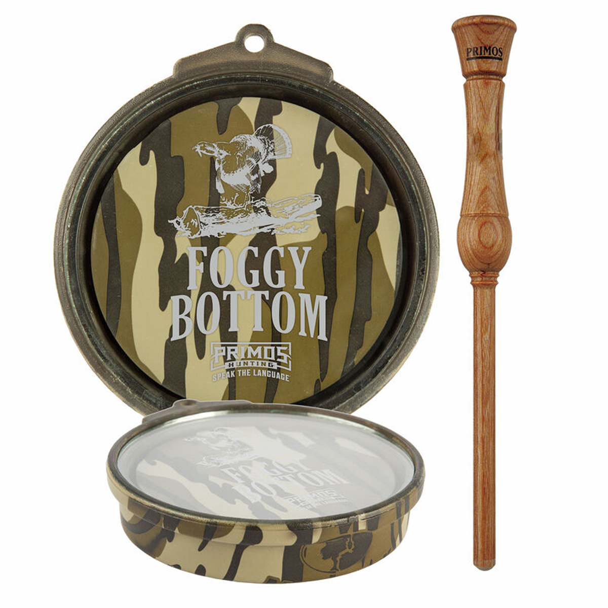 

Bushnell Foggy Bottom Glass Turkey Call, Mossy Oak Bottomland Camo