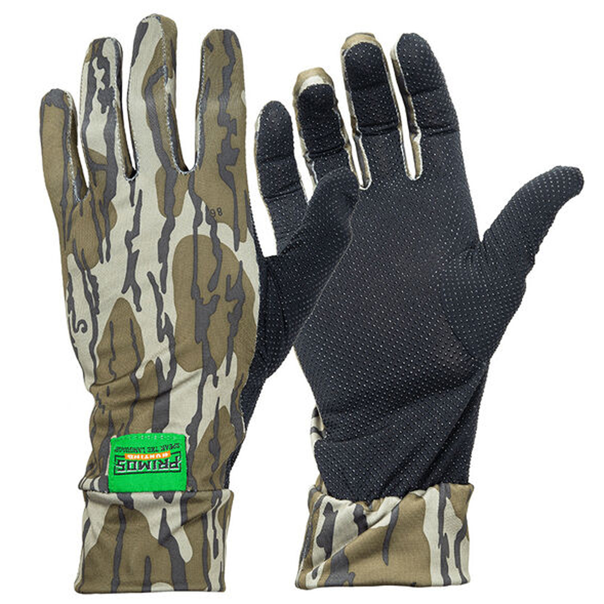 

Bushnell Stretch Fit Sure Grip Gloves, Mossy Oak Bottomland Camo