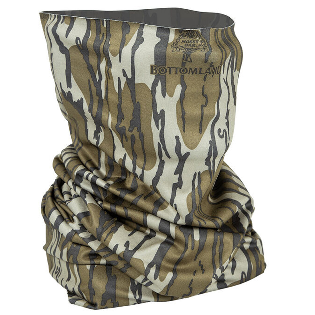 

Bushnell Stretch Fit Neck Gaiter, Mossy Oak Bottomland Camo