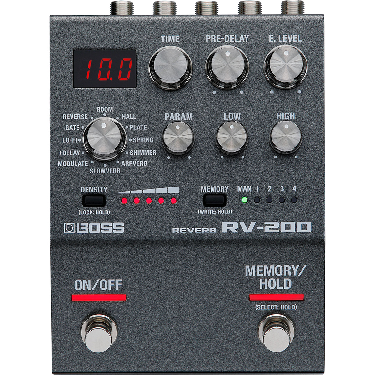 

Boss RV-200 Reverb Guitar Effects Pedal