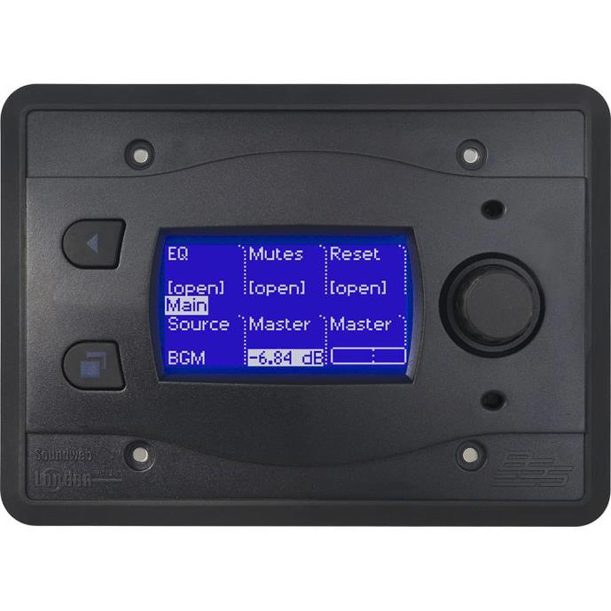 

BSS Soundweb London BLU-10 Remote Wall Controller, Black