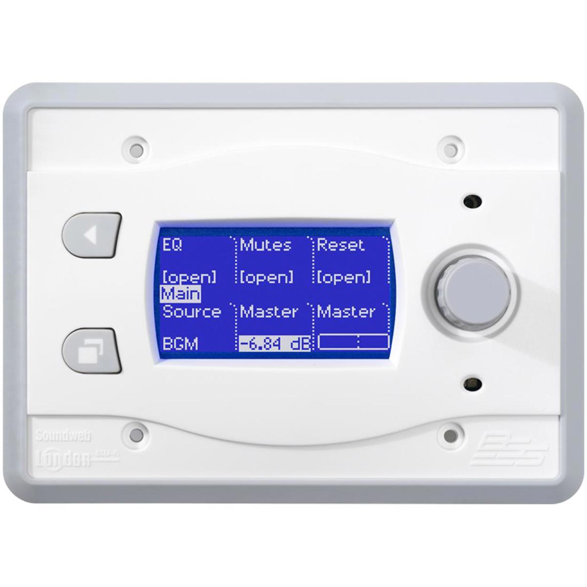 

BSS Soundweb London BLU-10 Remote Wall Controller, White