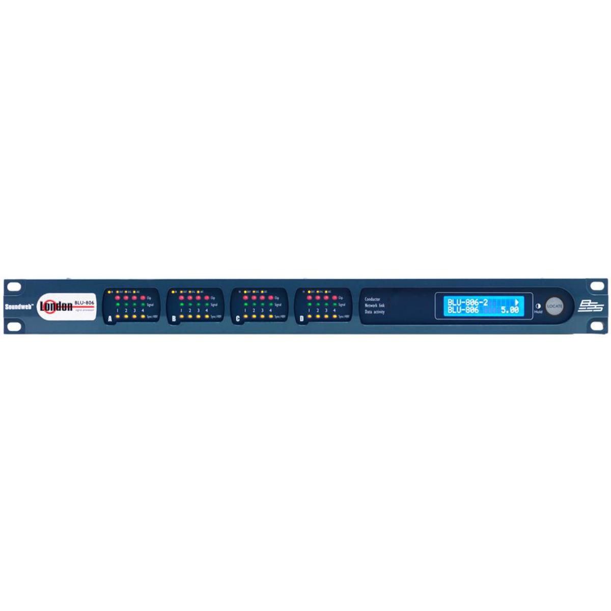 

BSS Networked Signal Processor with Dante & BLU Link Chassis