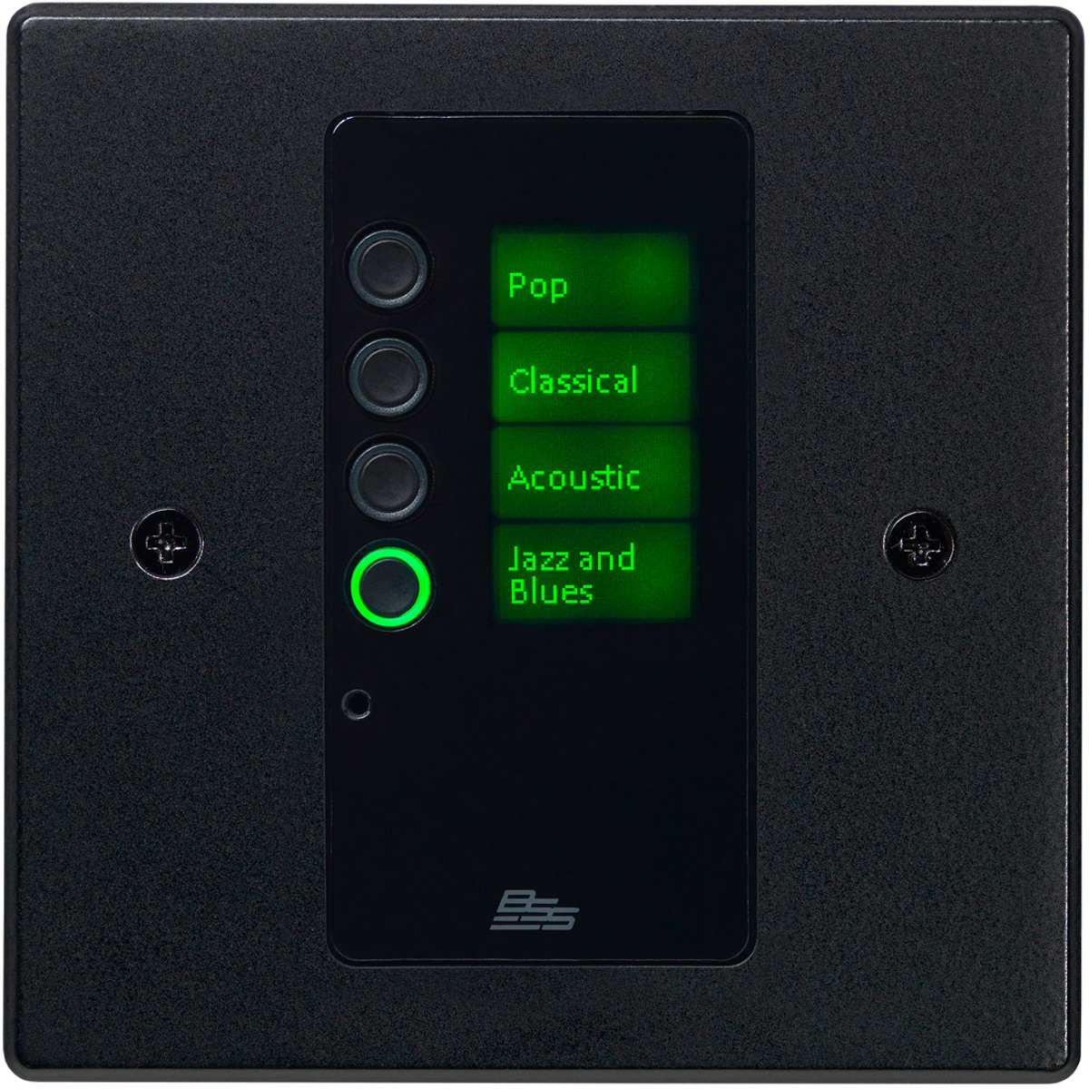 

BSS EC-4B Ethernet Controller with 4 Buttons, Europe Version, Black