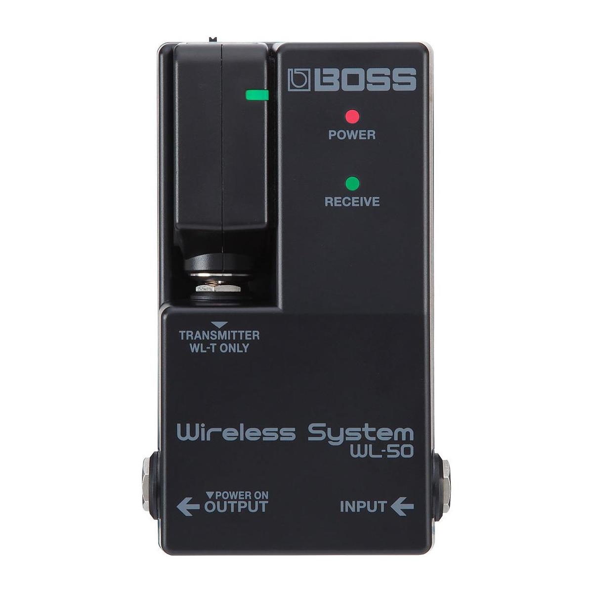 Image of Boss WL-50 Wireless System with Transmitter and Receiver for Pedalboards