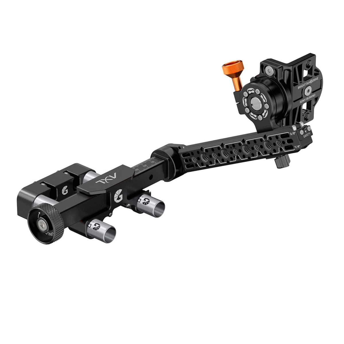 

Bright Tangerine Axl NATO Monitor Support System for Sony BURANO