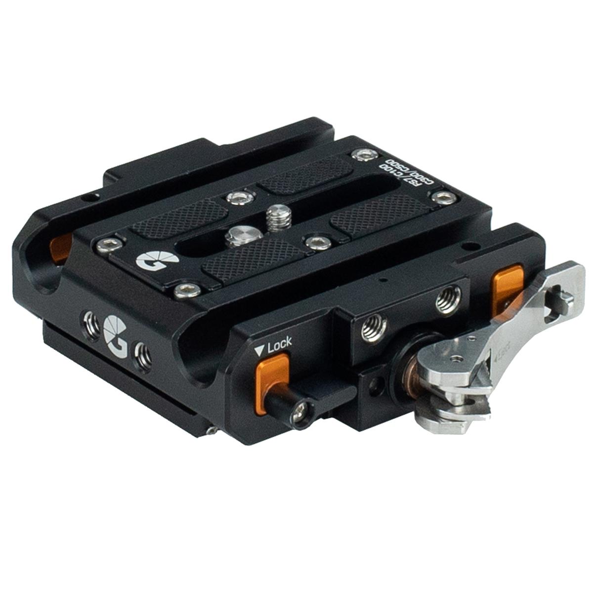 

Bright Tangerine Left Field QR Baseplate for Sony FS7/FX9 Camera