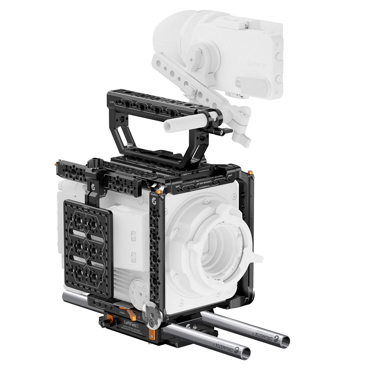 

Bright Tangerine LeftField Advanced Cine Kit for Sony BURANO Cinema Camera