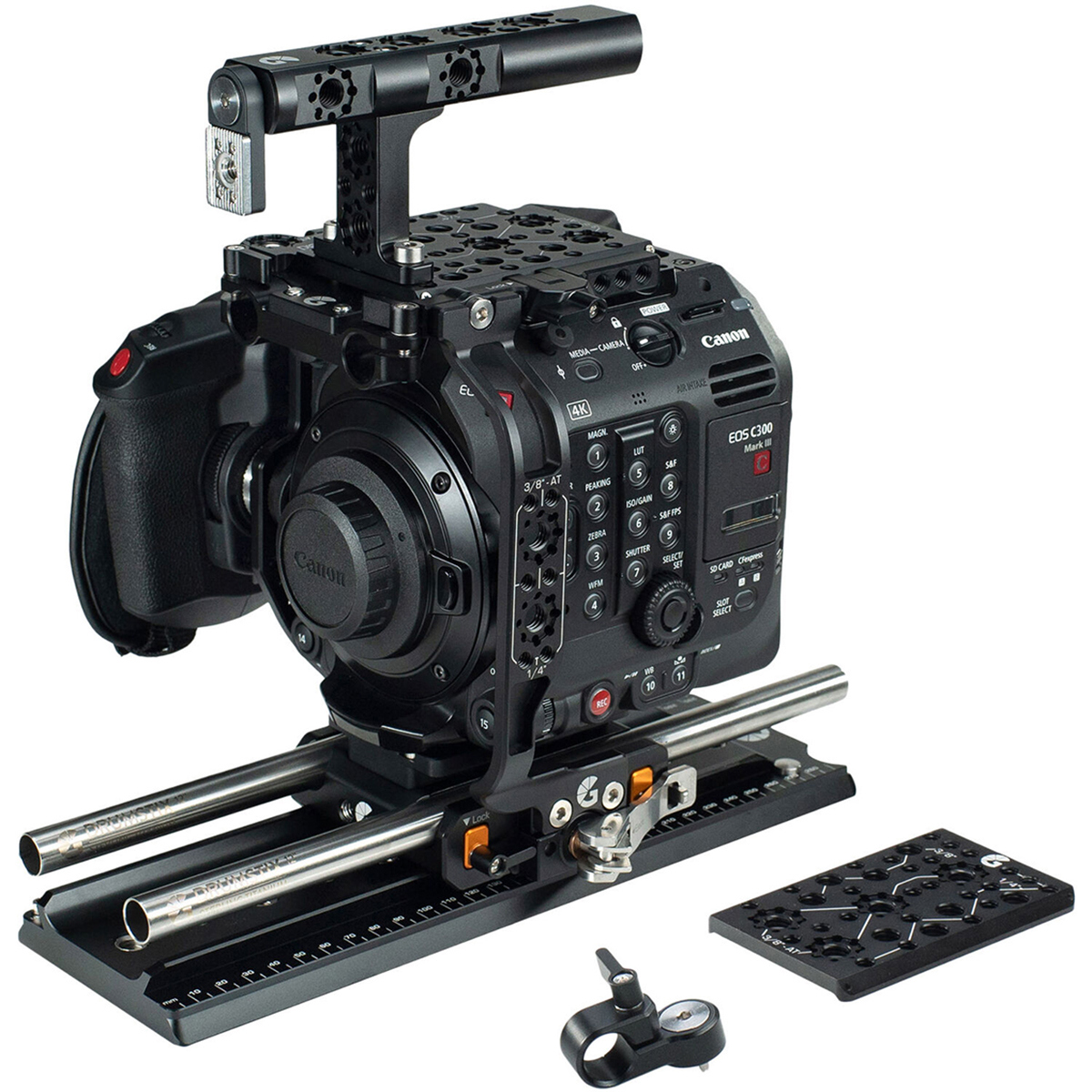 

Bright Tangerine LeftField 3 Expert Kit for Canon C300 Mark III Camera