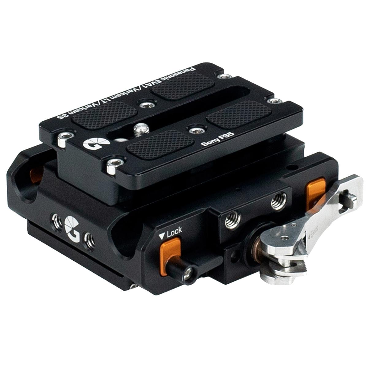 

Bright Tangerine Left Field QR Baseplate for Panasonic EVA-1, Varicam LT & 35