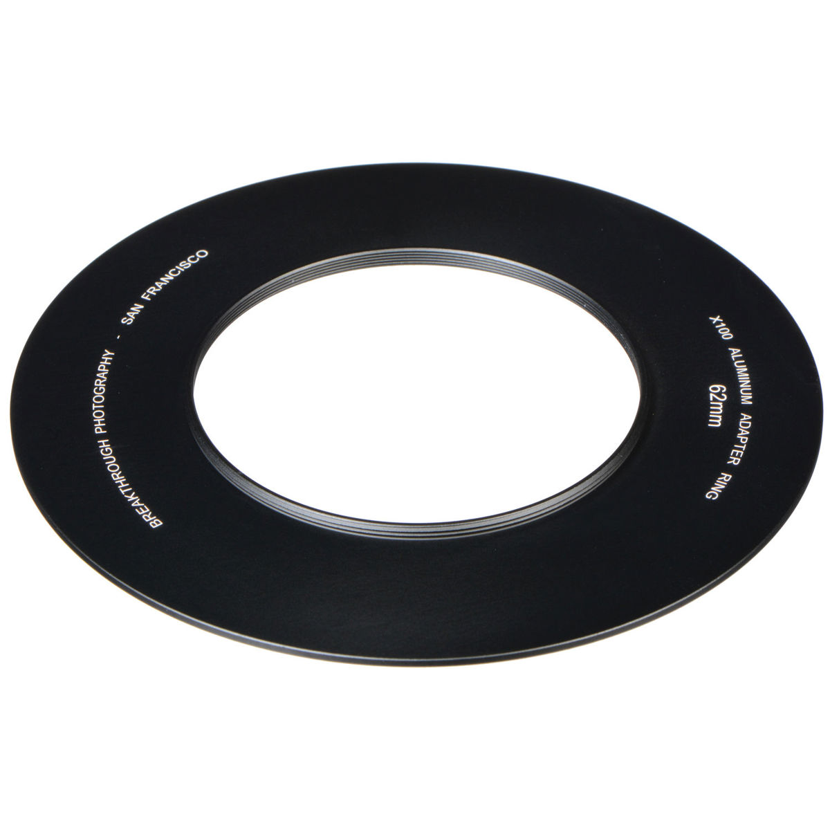 Breakthrough Photography X100 Aluminum Adapter Ring for 62mm Lens