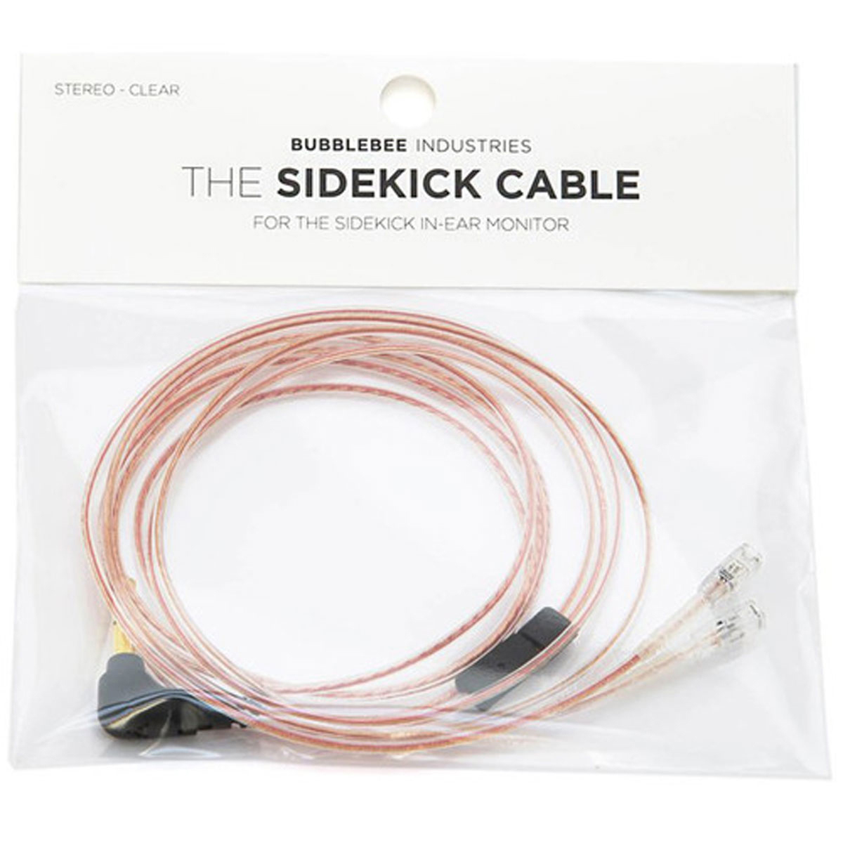 

Bubblebee Industries The Sidekick Cable, Stereo, Clear