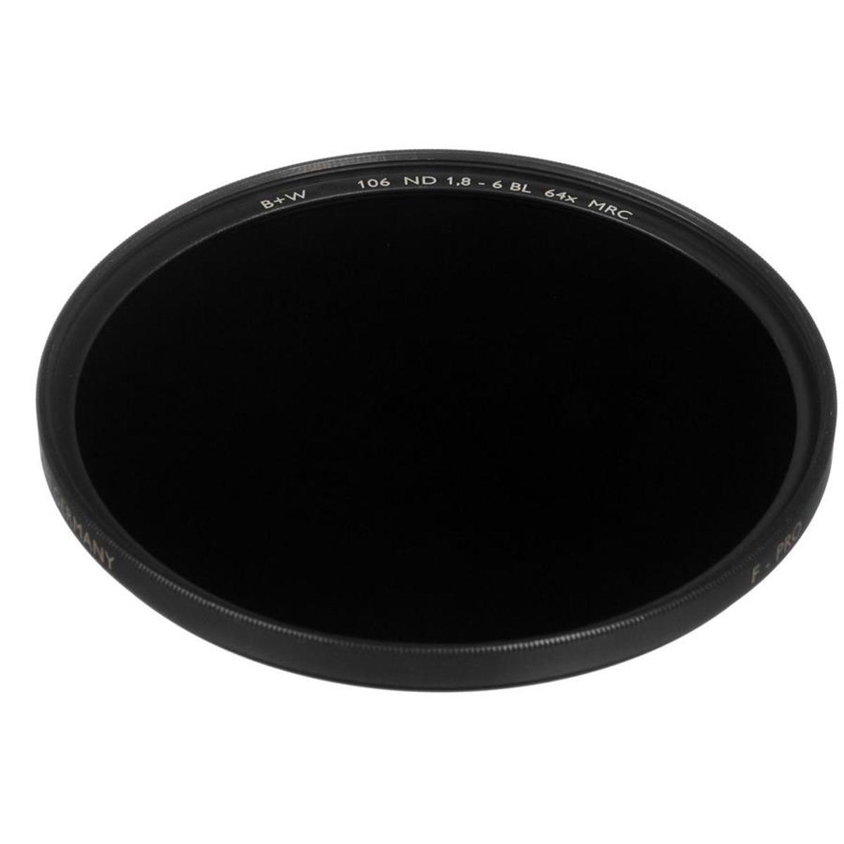 

B + W 77mm #106 1.8 (64X) Neutral Density Glass Filter, Multi Coated