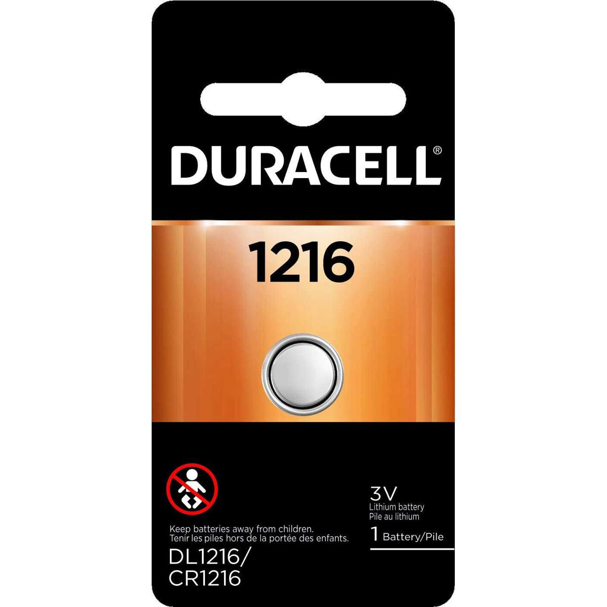 

Duracell CR-1216 3V Lithium Coin Battery for Watch/Electronic