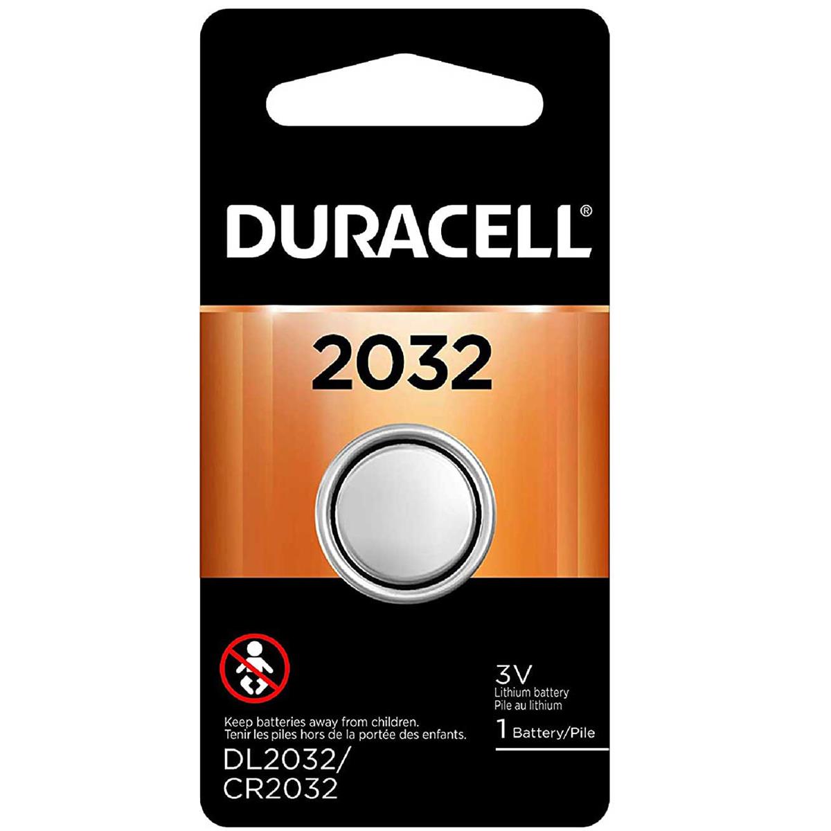 Image of Duracell CR2032 3V Lithium Coin Battery