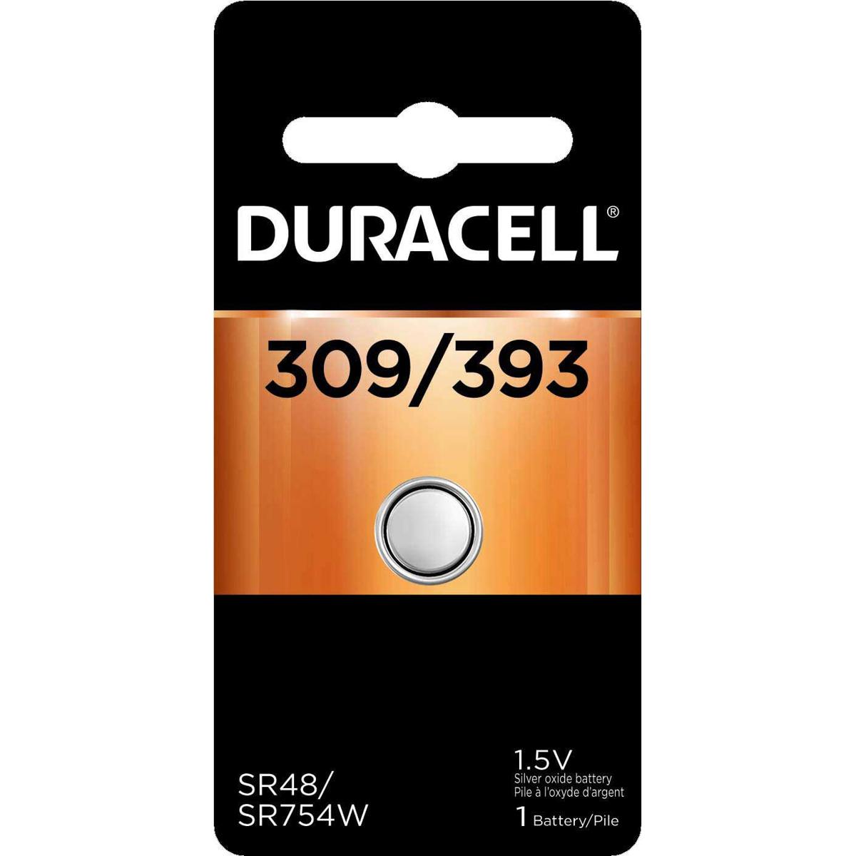 

Duracell D309/393 1.5V Silver Oxide Battery for Watch/Electronic
