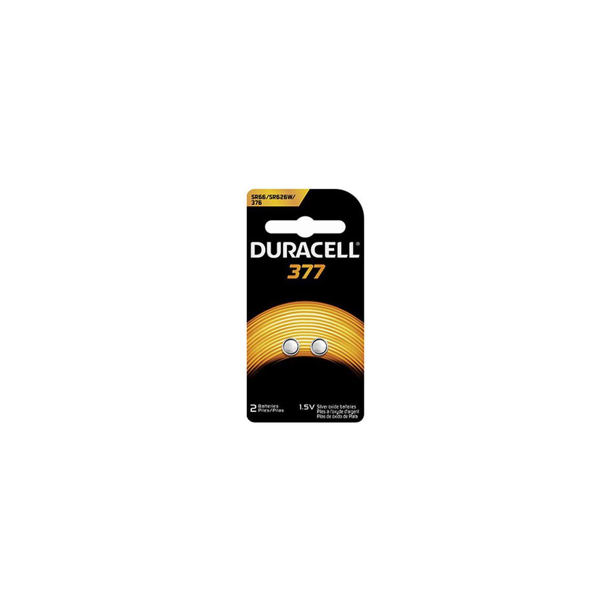 Image of Duracell D377 1.5V Silver Oxide Battery for Watch/Electronic